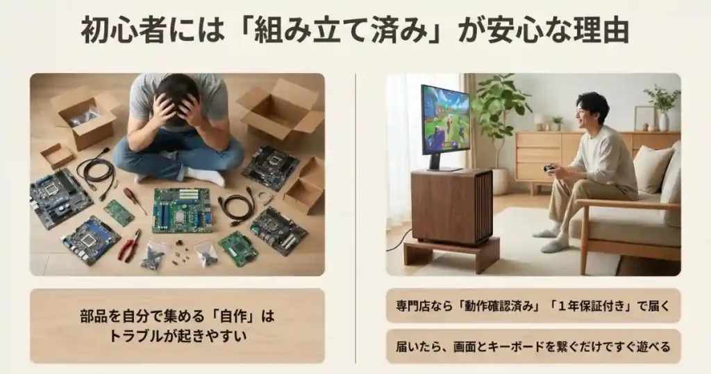 「自作」という選択肢との比較